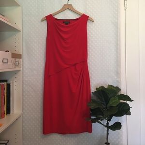 Ralph Lauren Red Midi Dress